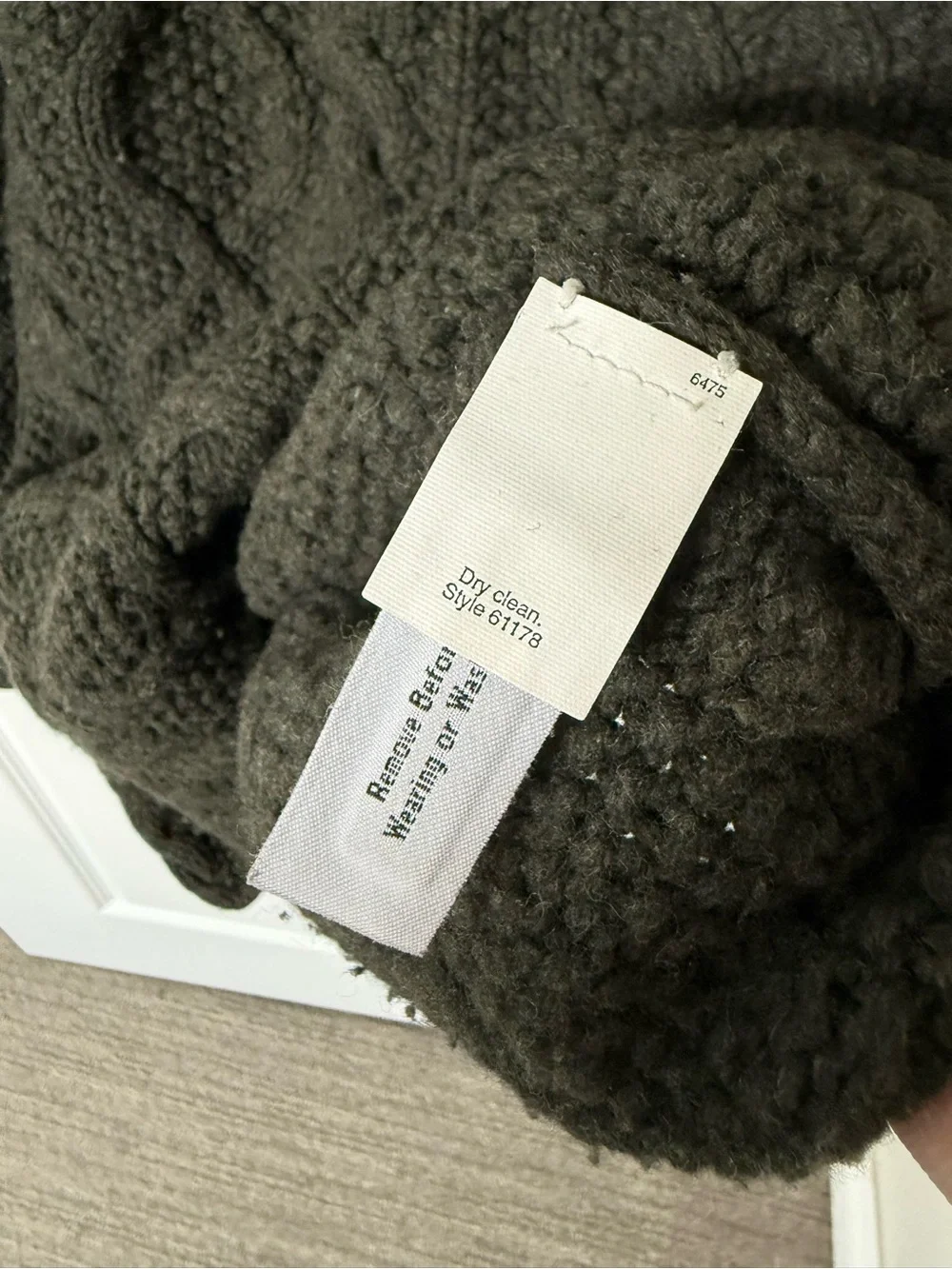 J. Crew Vintage Fisherman Wool Sweater Size Medium